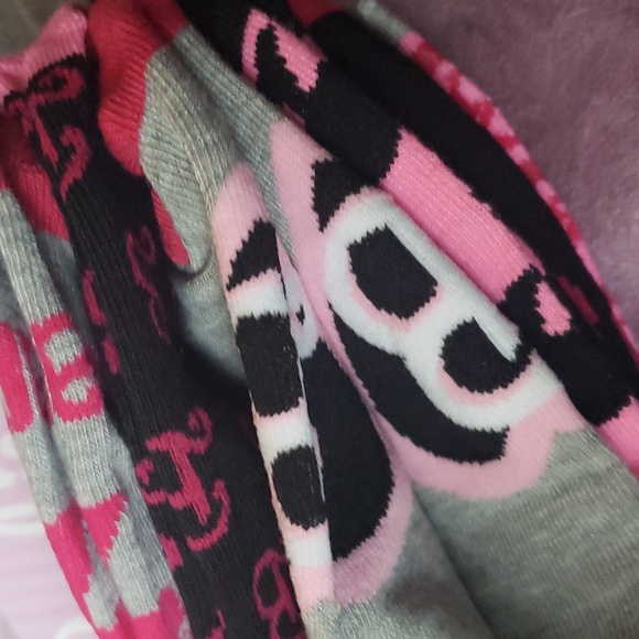 NWT BARBIE Socks 12 Pack Women's 9-11 Girls Youth 6-12 Ankle Cut AUTHENTIC - Picture 6 of 12